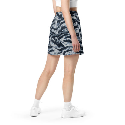 American Tiger Stripe Blue Frost CAMO Unisex Mesh Shorts