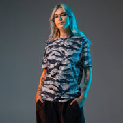 Tiger Stripe Blue Frost CAMO Unisex Sports Jersey