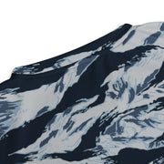 Tiger Stripe Blue Frost CAMO Unisex Sports Jersey
