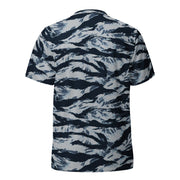 Tiger Stripe Blue Frost CAMO Unisex Sports Jersey