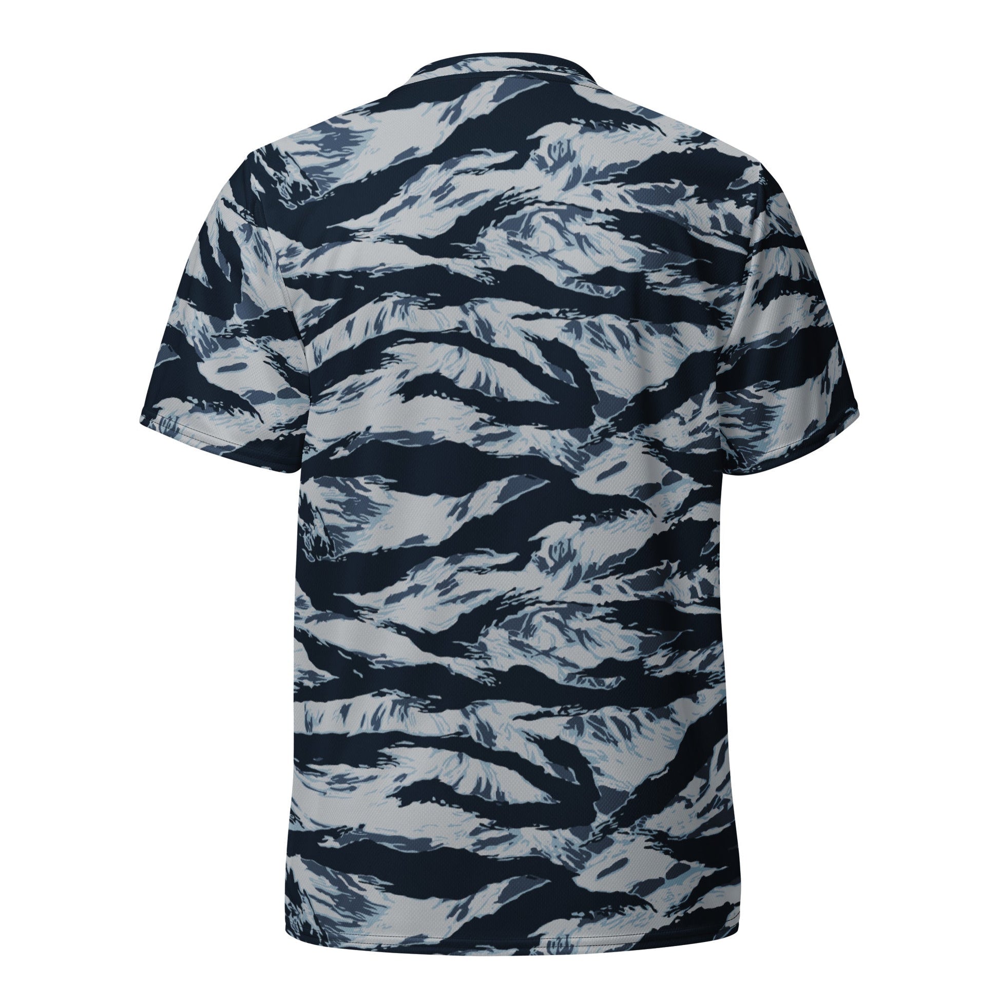 American Tiger Stripe Blue Frost CAMO unisex sports jersey - Sports Jerseys