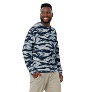 Tiger Stripe Blue Frost CAMO Unisex Sweatshirt