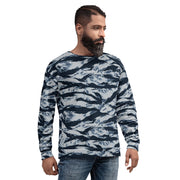 Tiger Stripe Blue Frost CAMO Unisex Sweatshirt