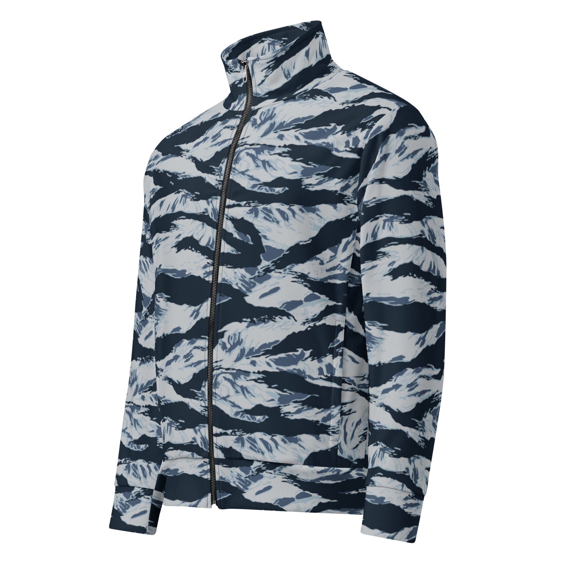 American Tiger Stripe Blue Frost CAMO Unisex track jacket - Track Jackets