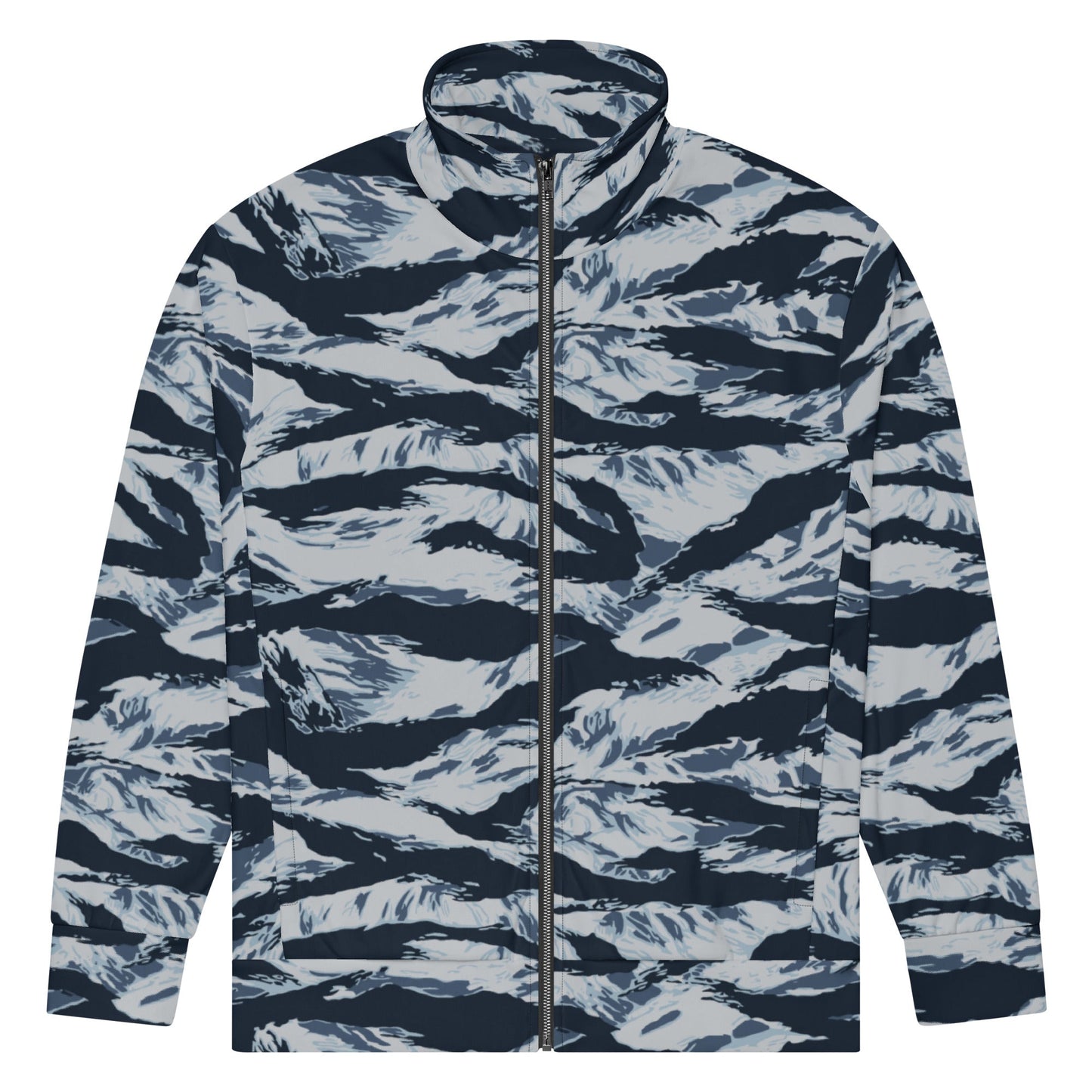 American Tiger Stripe Blue Frost CAMO Unisex track jacket - Track Jackets