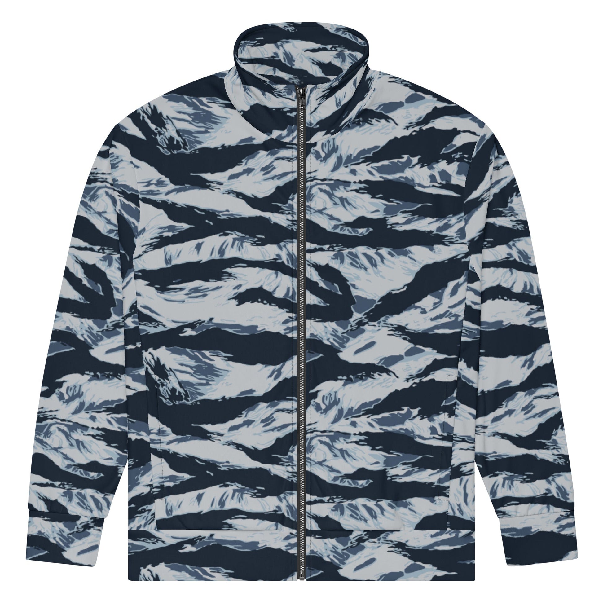 American Tiger Stripe Blue Frost CAMO Unisex track jacket - Track Jackets