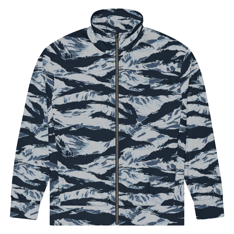 Tiger Stripe Blue Frost CAMO Unisex Track Jacket