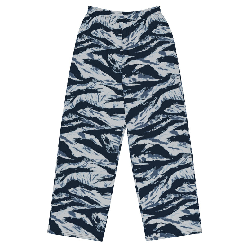 CAMO HQ American Tiger Stripe Blue Frost CAMO unisex wide-leg
