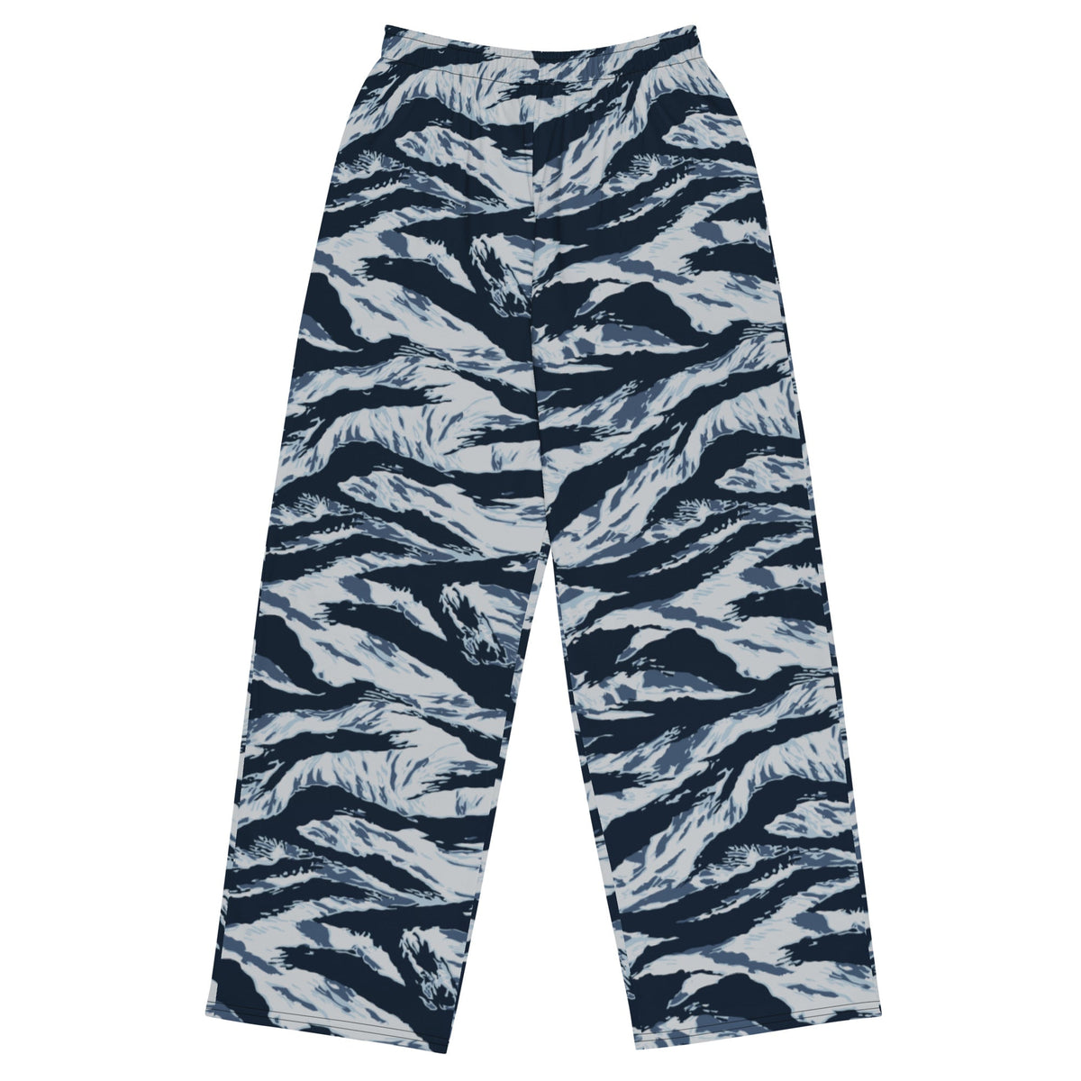 CAMO HQ - Tiger Stripe Blue Frost CAMO Unisex Wide-Leg Leisure