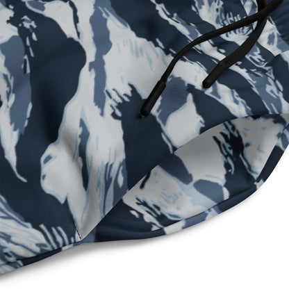 American Tiger Stripe Blue Frost CAMO Unisex Wide-Leg Joggers