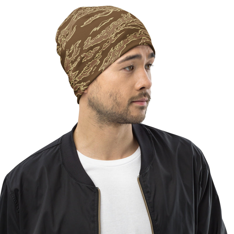 Tiger Stripe Desert CAMO Beanie - Head