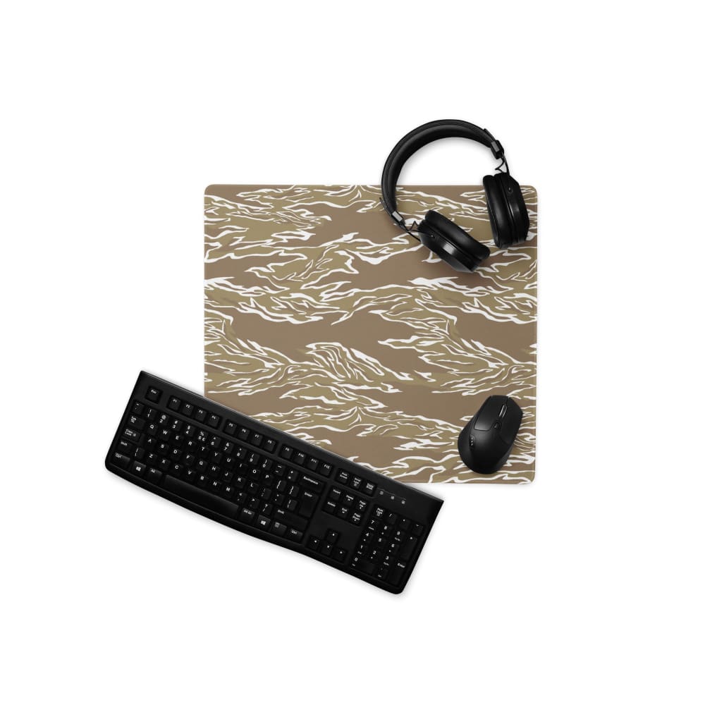 American Tiger Stripe Desert CAMO Gaming mouse pad - 18″×16″