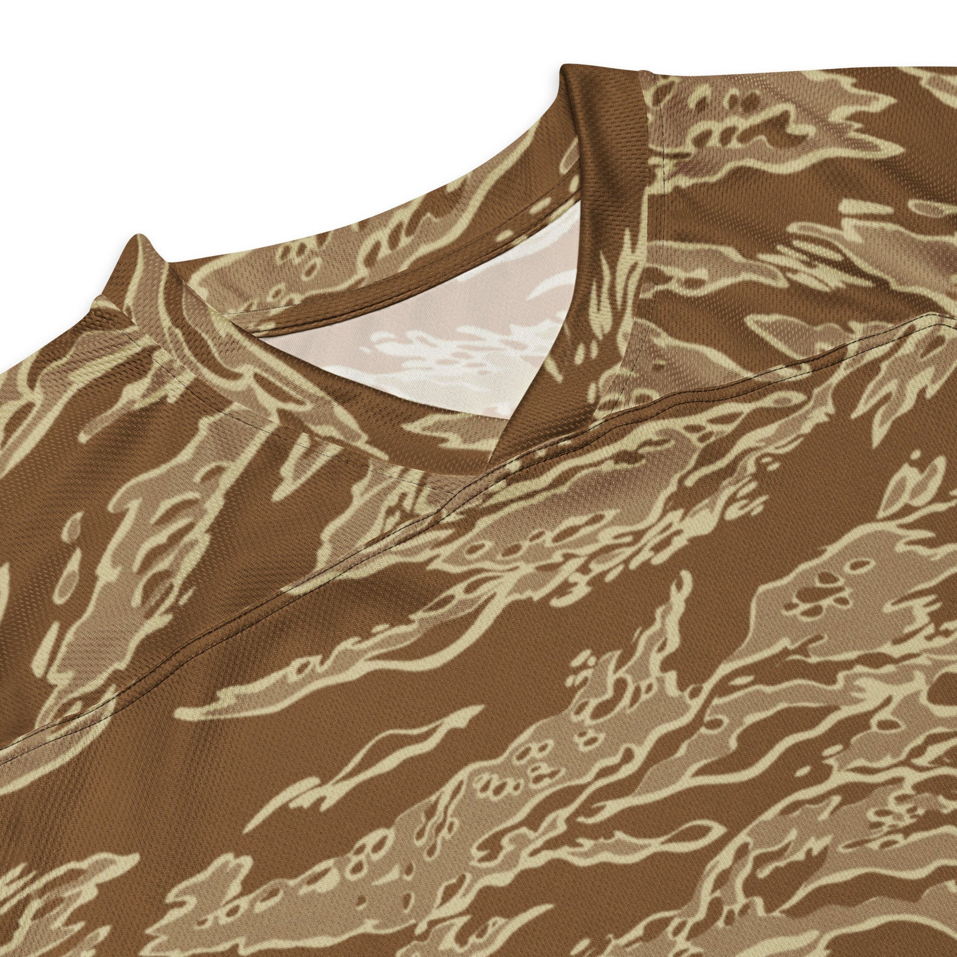 American Tiger Stripe Desert CAMO hockey fan jersey - Hockey Jerseys