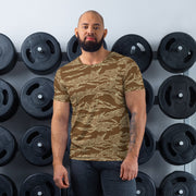 Tiger Stripe Desert CAMO Mens Athletic T-Shirt - XS - Shirt