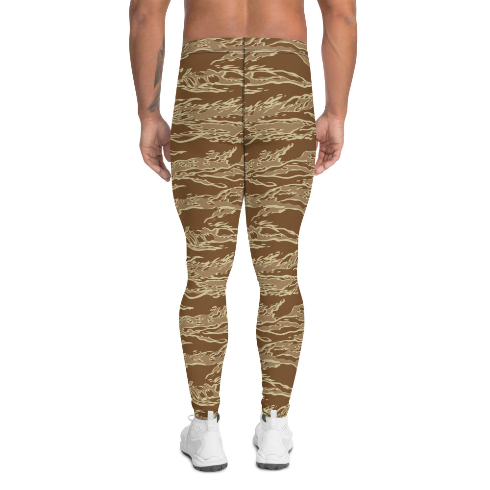 American Tiger Stripe Desert CAMO Men’s Leggings - Mens