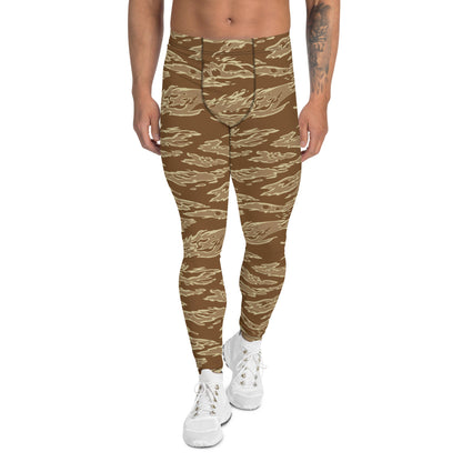 American Tiger Stripe Desert CAMO Mens Leggings - XS