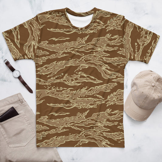 American Tiger Stripe Desert CAMO Mens t-shirt - XS - T-Shirts