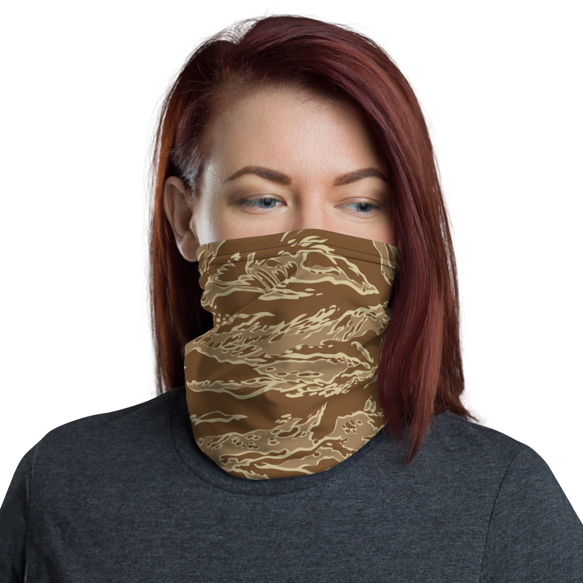 American Tiger Stripe Desert CAMO Neck Gaiter - Gaiters
