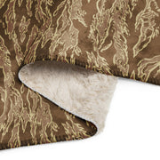 Tiger Stripe Desert CAMO Sherpa Blanket