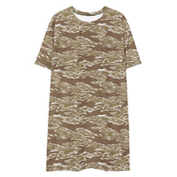 American Tiger Stripe Desert CAMO T-shirt dress