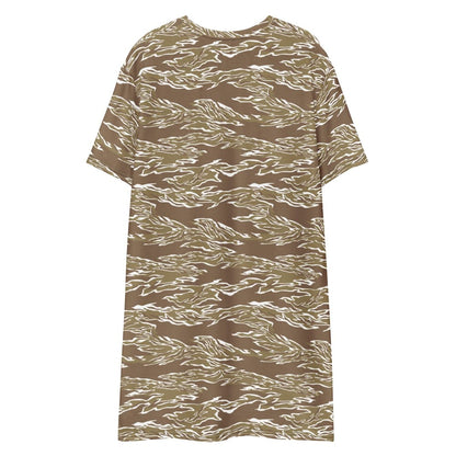 American Tiger Stripe Desert CAMO T-shirt dress