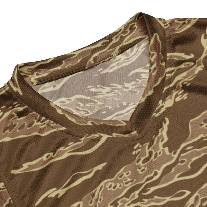 Tiger Stripe Desert CAMO Unisex Basketball Jersey