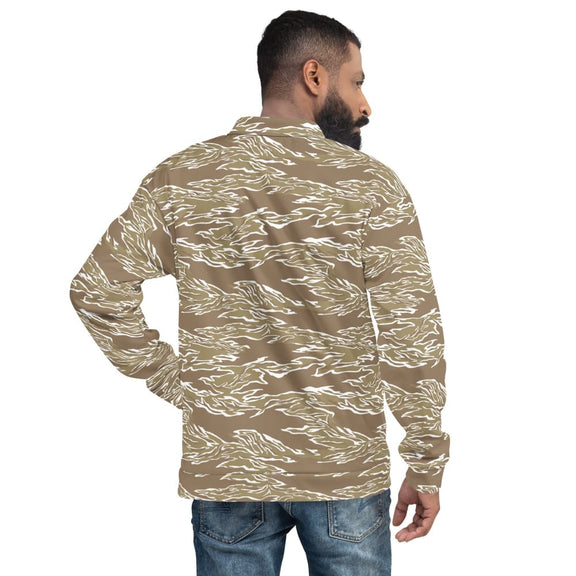 American Tiger Stripe Desert CAMO Unisex Bomber Jacket