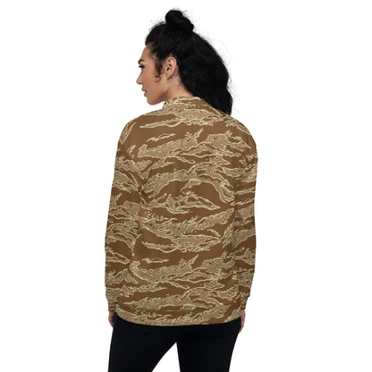 American Tiger Stripe Desert CAMO Unisex Bomber Jacket - Jackets