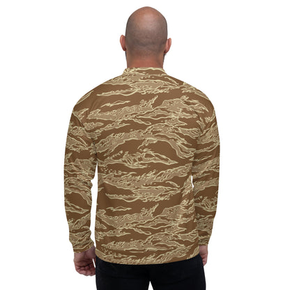 American Tiger Stripe Desert CAMO Unisex Bomber Jacket - Jackets