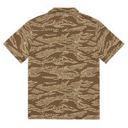 Tiger Stripe Desert CAMO Unisex Short-Sleeve Button Shirt - Button-Up