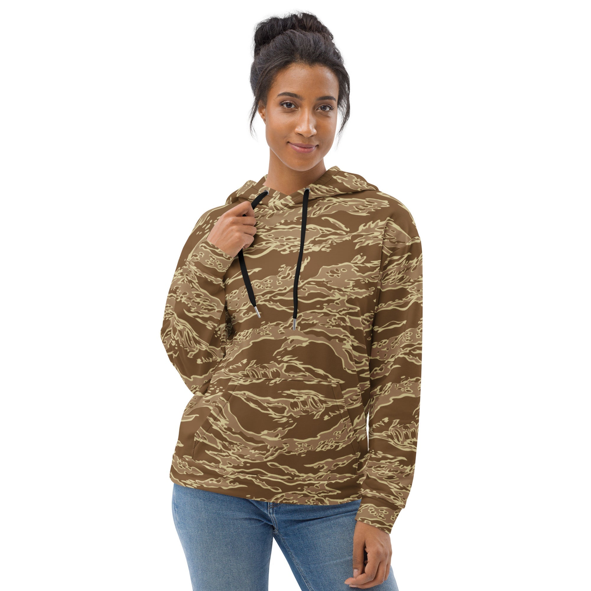 CAMO HQ - American Tiger Stripe Desert CAMO Unisex Hoodie