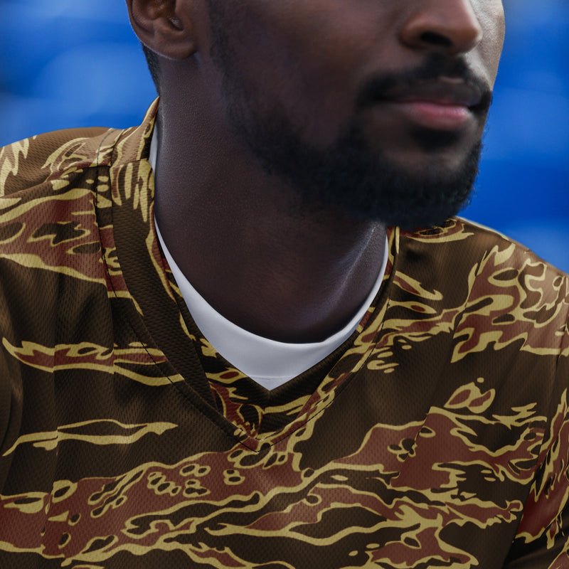Tiger Stripe Desert CAMO Unisex Sports Jersey
