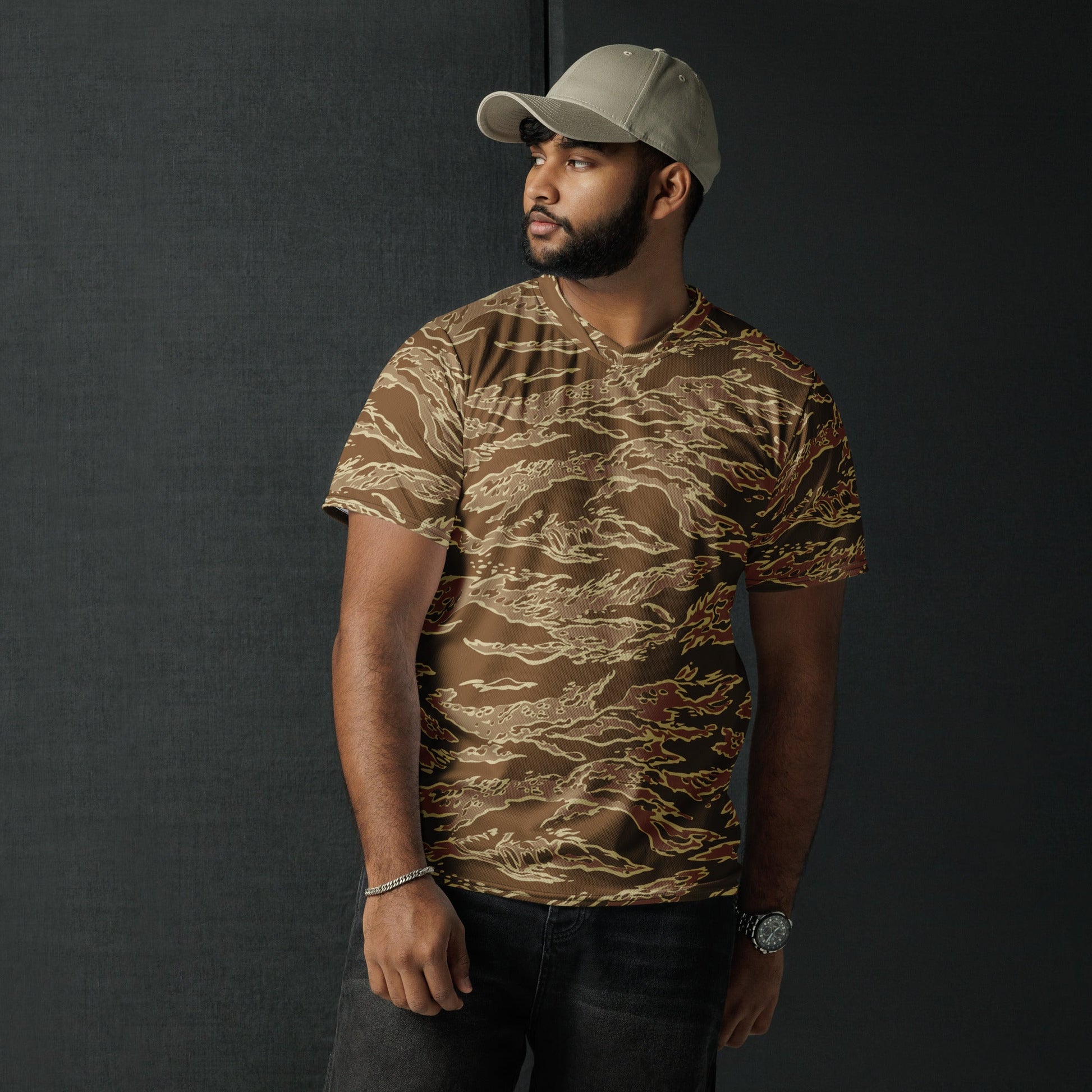 American Tiger Stripe Desert CAMO unisex sports jersey Sports Jerseys