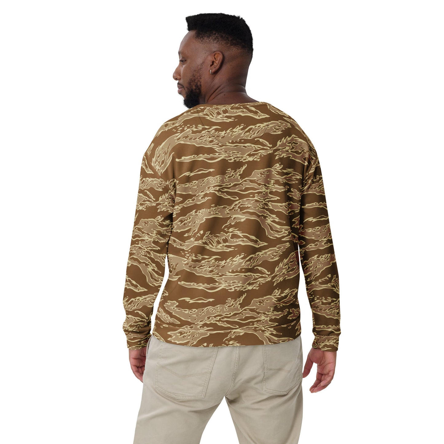 American Tiger Stripe Desert CAMO Unisex Sweatshirt - Sweatshirts