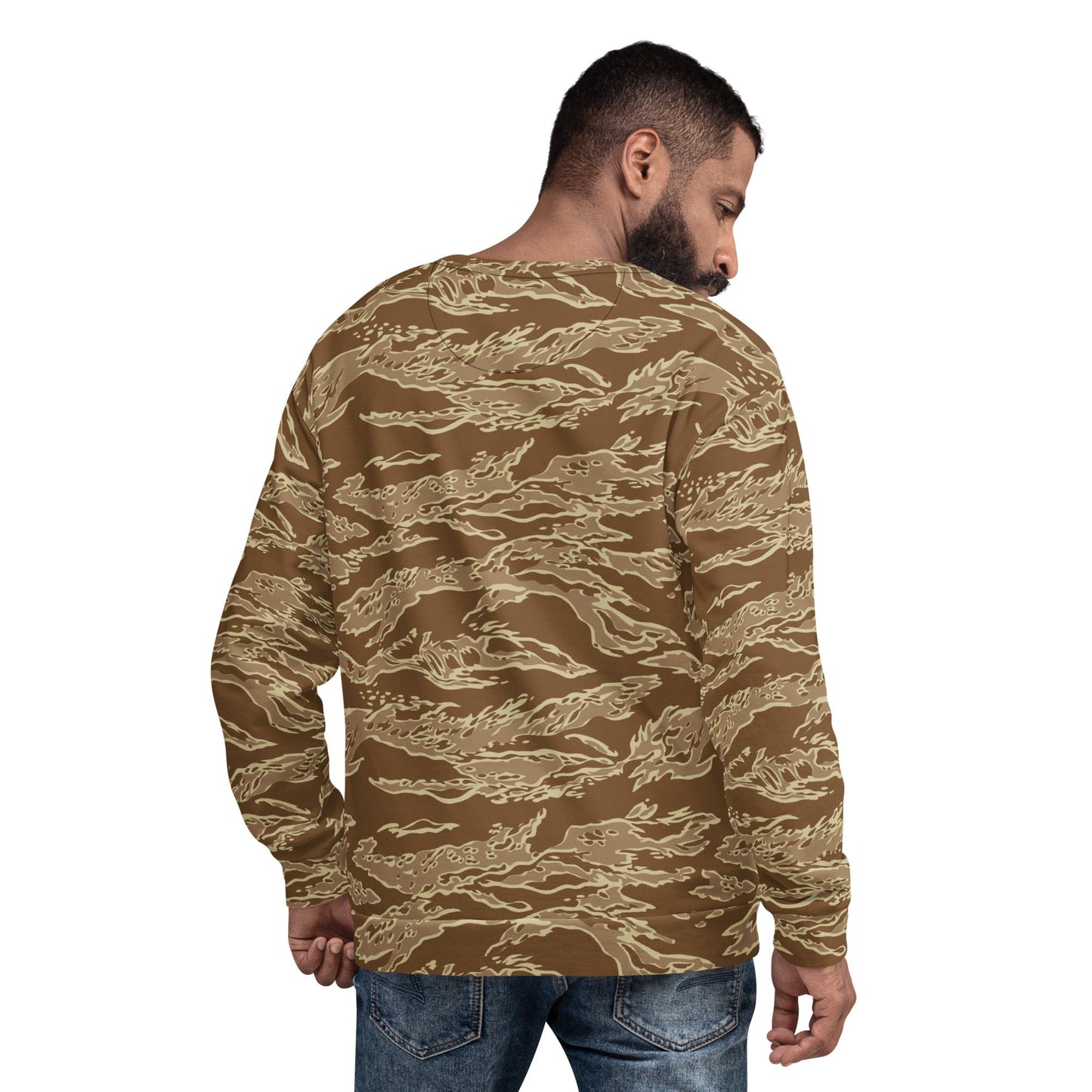 American Tiger Stripe Desert CAMO Unisex Sweatshirt - Sweatshirts