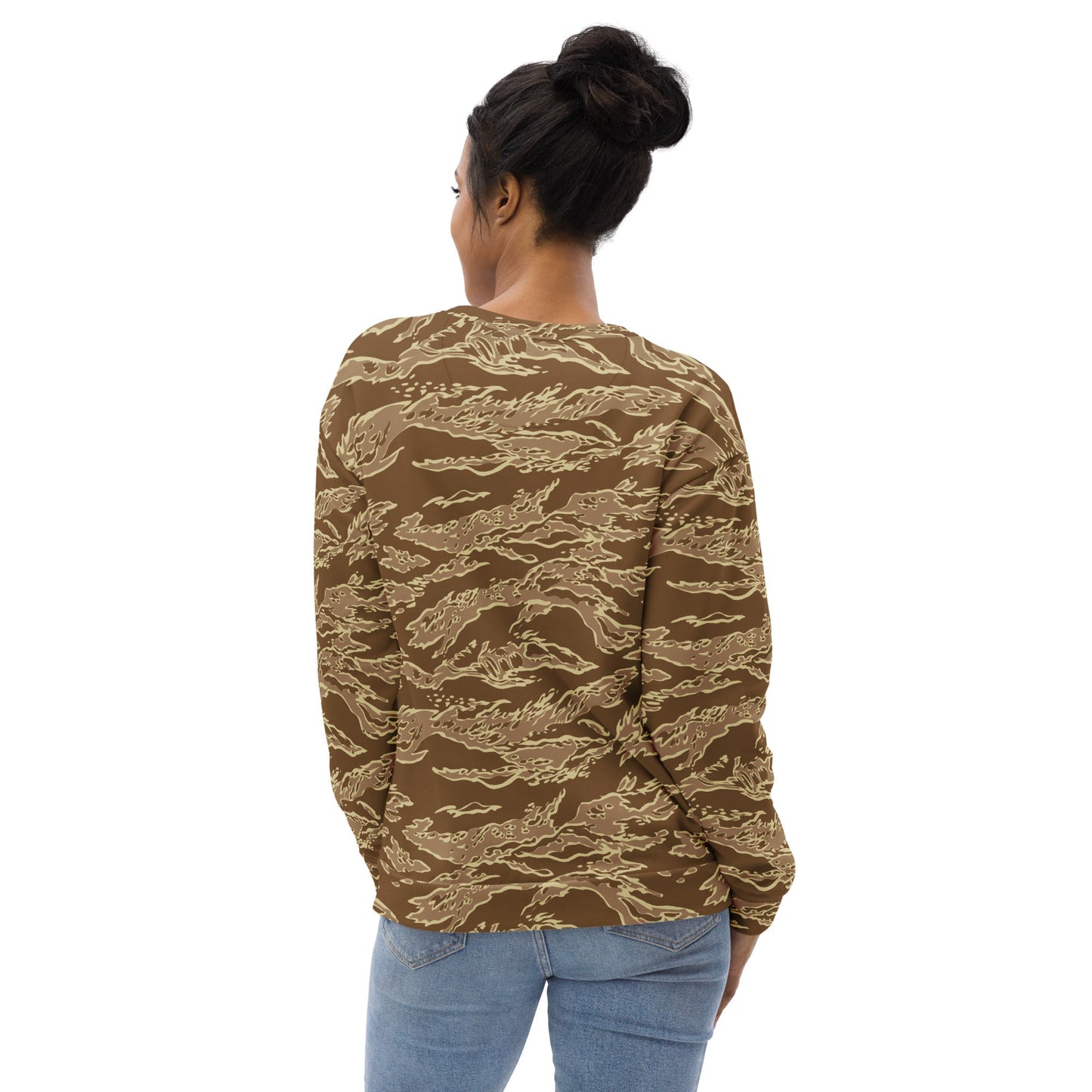 American Tiger Stripe Desert CAMO Unisex Sweatshirt - Sweatshirts