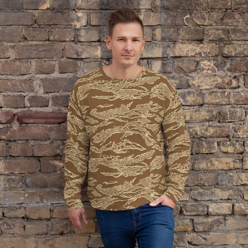 Tiger Stripe Desert CAMO Unisex Sweatshirt - XS