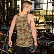 Tiger Stripe Desert CAMO Unisex Tank Top - Shirt