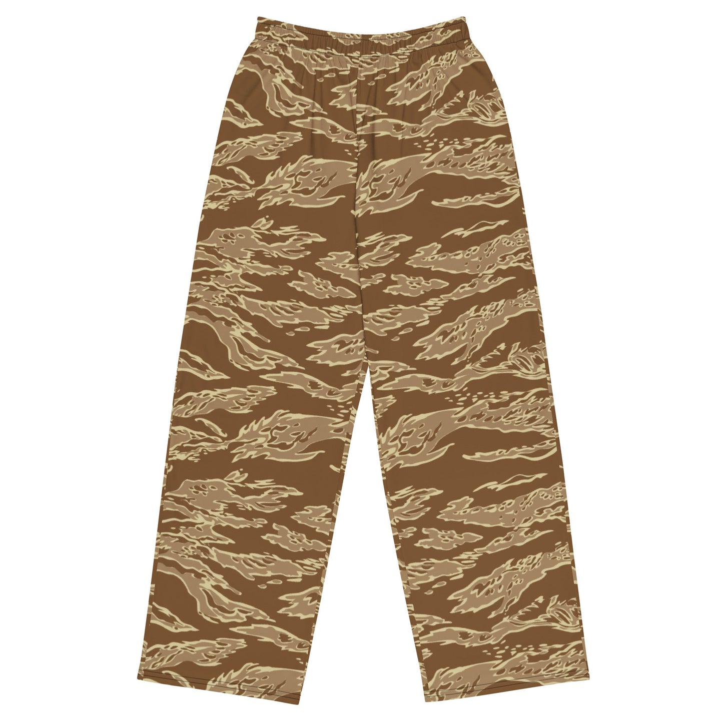 American Tiger Stripe Desert CAMO unisex wide leg pants 2XS Wide Pants