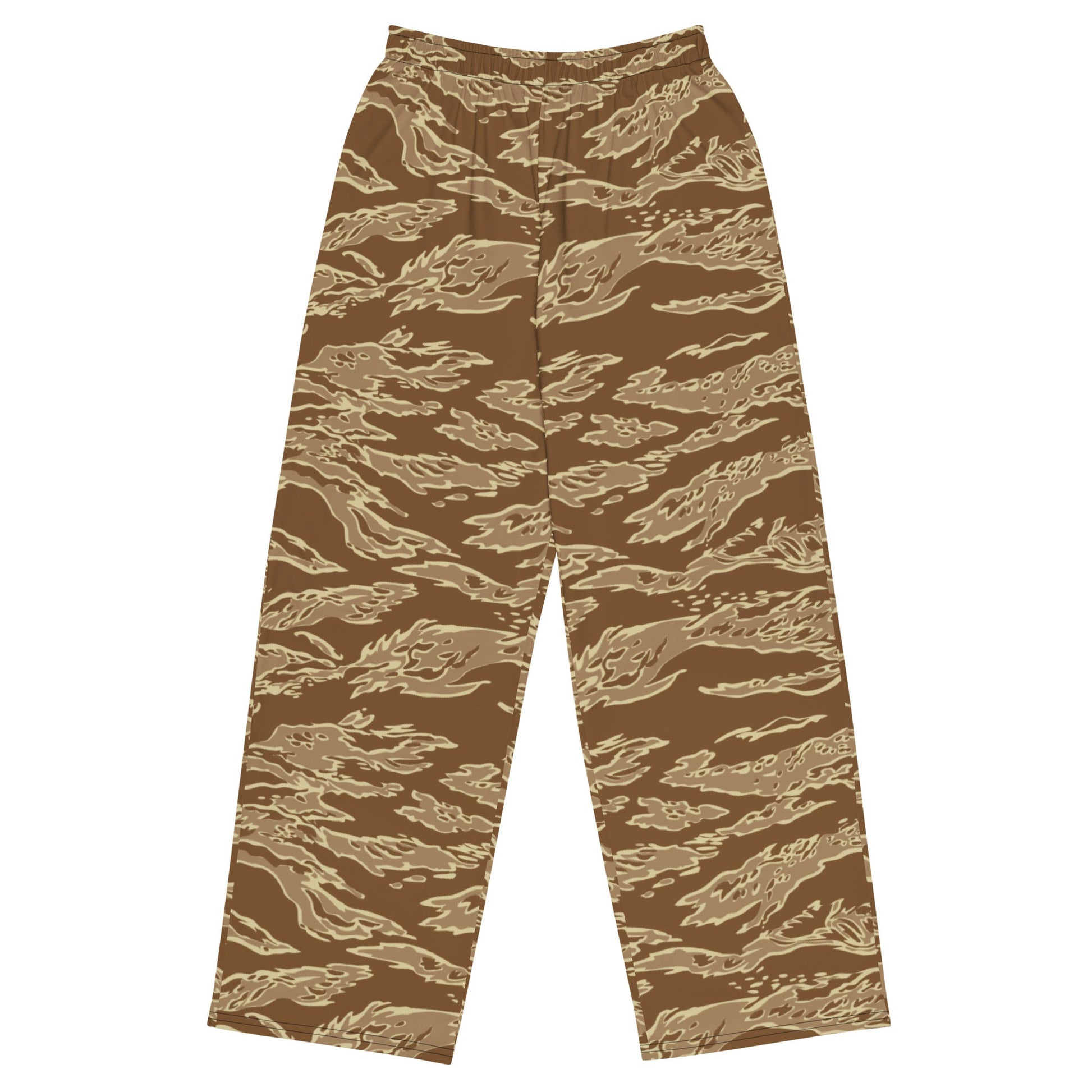 American Tiger Stripe Desert CAMO unisex wide leg pants 2XS Wide Pants