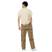 Tiger Stripe Desert CAMO Unisex Wide-Leg Leisure Pants - Pant