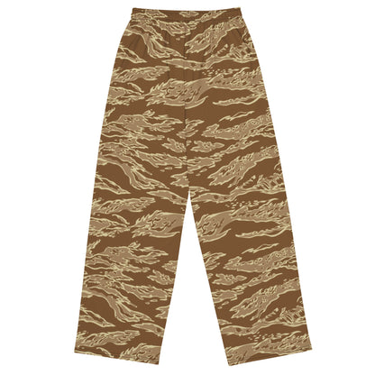 American Tiger Stripe Desert CAMO unisex wide leg pants Wide Pants