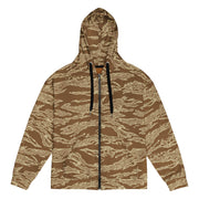 Tiger Stripe Desert CAMO Unisex Zip Hoodie - 2XS