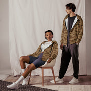 Tiger Stripe Desert CAMO Unisex Zip Hoodie