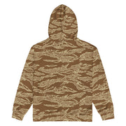 Tiger Stripe Desert CAMO Unisex Zip Hoodie