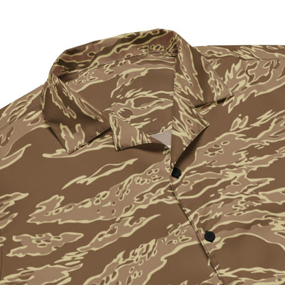 American Tiger Stripe Desert v2 CAMO Unisex button shirt