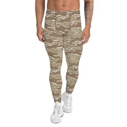 American Tiger Stripe Dry Season CAMO Men’s Leggings - XS - Mens