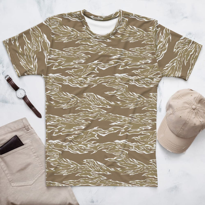 American Tiger Stripe Desert CAMO Men’s T-shirt - XS