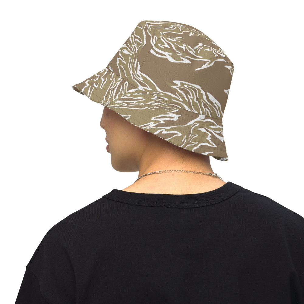 American Tiger Stripe Dry Season CAMO Reversible bucket hat - Bucket Hat