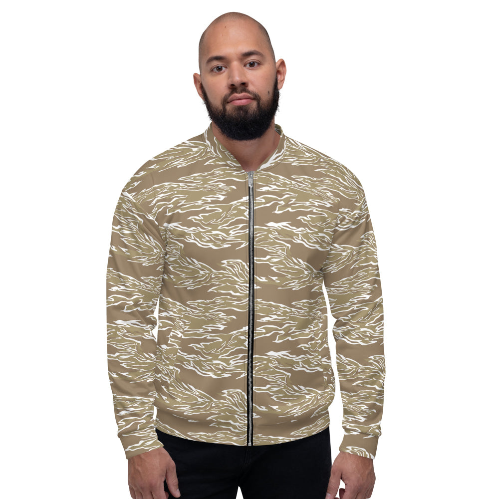 American Tiger Stripe Dry Season CAMO Unisex Bomber Jacket